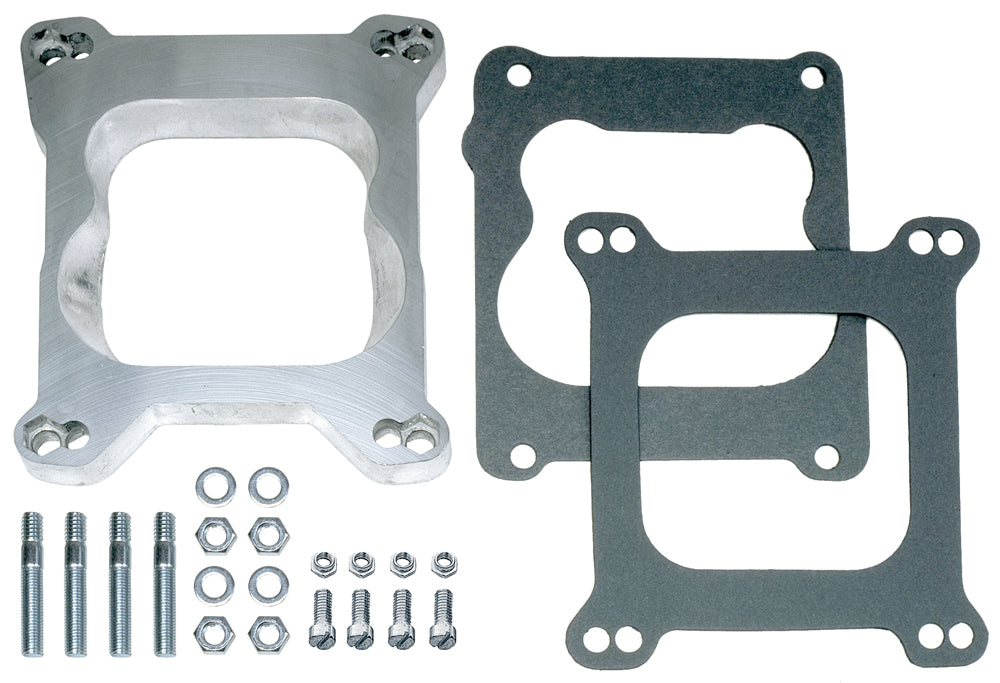 Trans-Dapt Performance 3/4 In. Tall Holley 4Bbl To Quadrajet- Reversible Carburetor Adapter -Cast Aluminum 2066