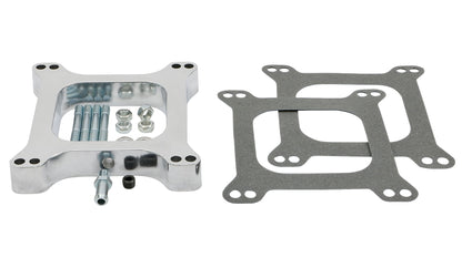 Trans-Dapt Performance 1 In. Tall Holley/Afb 4Bbl 4Bbl Spacer -Open- Cast Aluminum Carburetor Spacer 2084