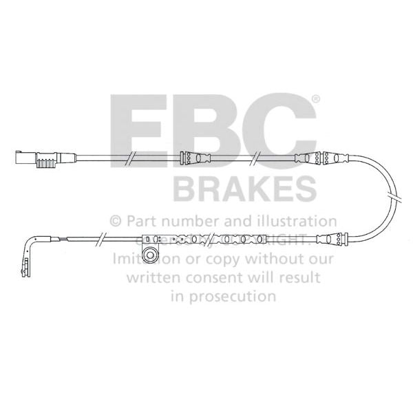 EBC EFA151 Brake Wear Lead Sensor Kit