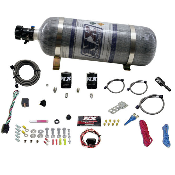 Nitrous Express HEMI & SRT8 SINGLE NOZZLE FLY-BY-WIRE SYS (35-150HP) W/ COMPOSITE BOTTLE NX-20918-12