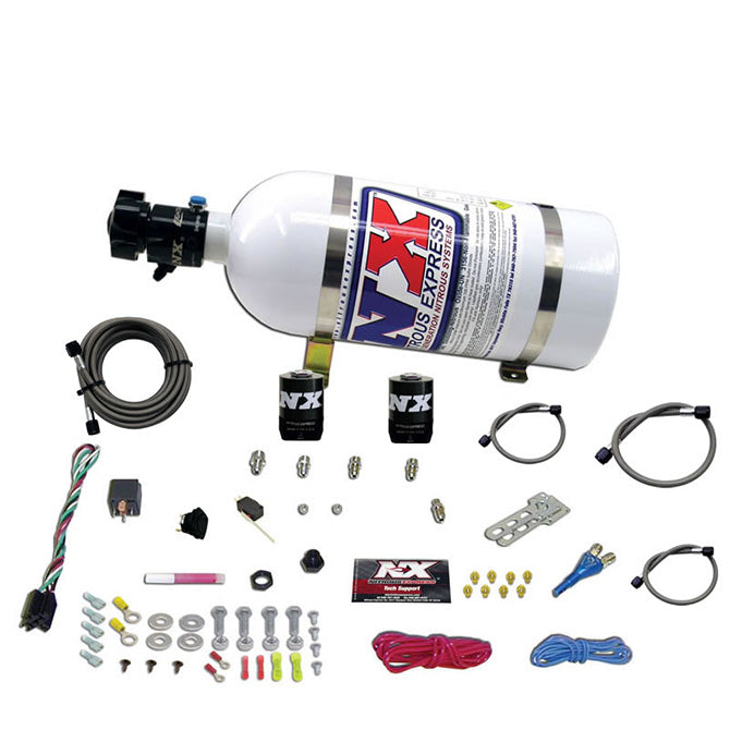 Nitrous Express ALL FORD EFI SINGLE NOZZLE SYSTEM (35-50-75-100-150 HP) WITH 10LB BOTTLE NX-20922-10