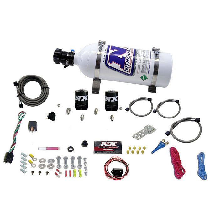 Nitrous Express 5TH GEN CAMARO SINGLE NOZZLE SYSTEM (35-150HP) W/ 5LB BOTTLE NX-20930-05