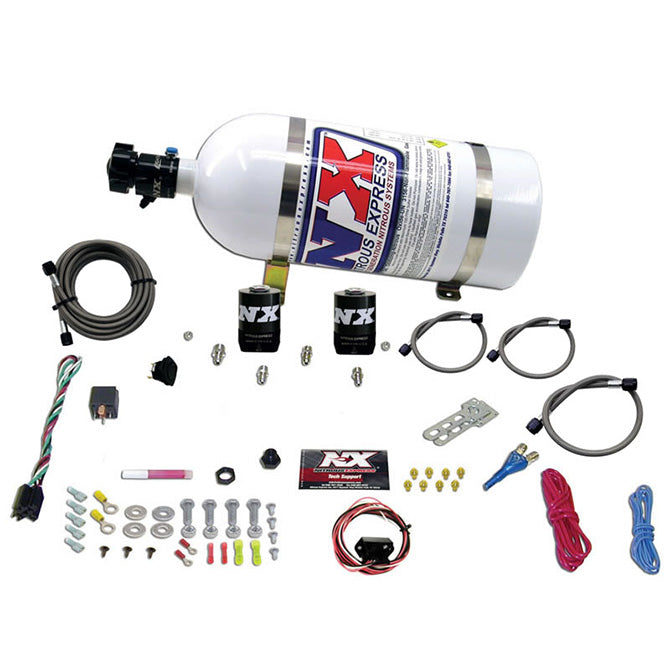 Nitrous Express 5TH GEN CAMARO SINGLE NOZZLE SYSTEM (35-150HP) W/ 10LB BOTTLE NX-20930-10