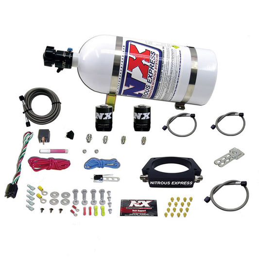 Nitrous Express LS 102mm PLATE SYSTEM (50-400HP) W/ 10LB BOTTLE NX-20933-10