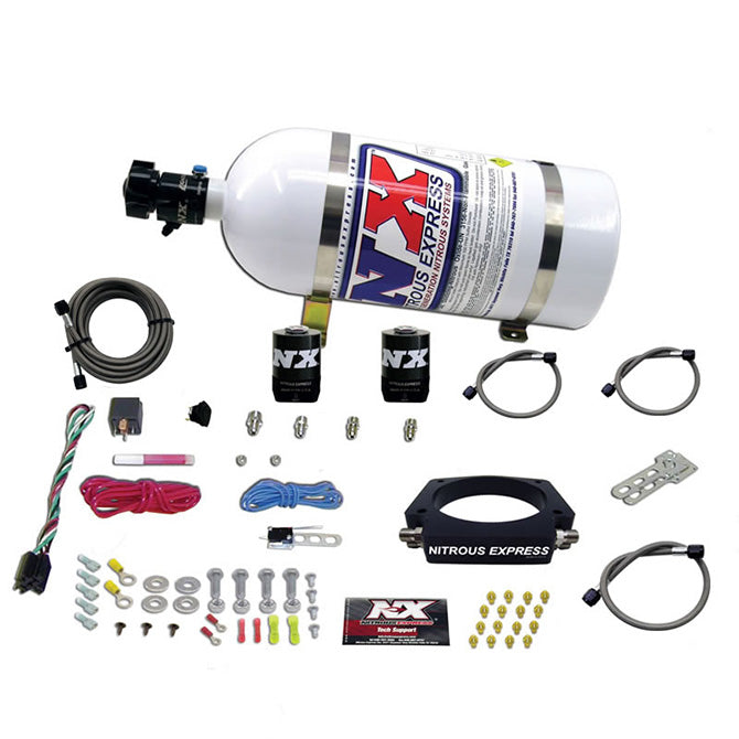 Nitrous Express LS 90mm PLATE SYSTEM (50-400HP) W/ 10LB BOTTLE NX-20934-10