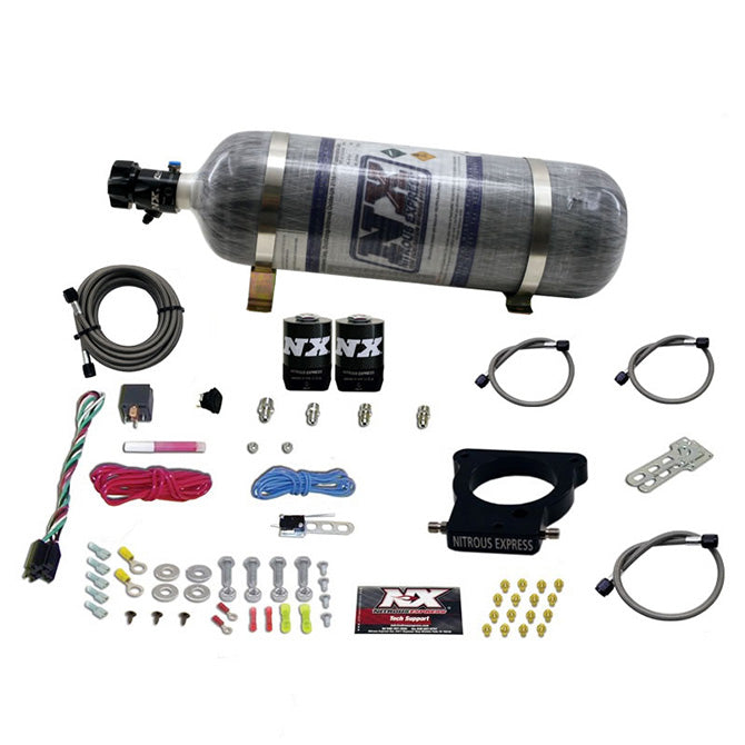 Nitrous Express LS 78MM 3-BOLT PLATE SYSTEM (50-350HP) W/ 12LB COMPOSITE BOTTLE NX-20935-12