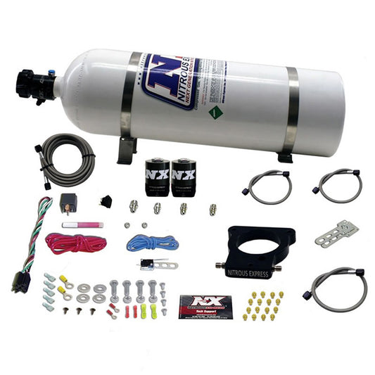 Nitrous Express LS 78MM 3-BOLT PLATE SYSTEM (50-350HP) W/ 15LB BOTTLE NX-20935-15