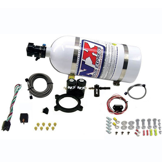 Nitrous Express 2014-NEWER GM 5.3L TRUCK NITROUS PLATE SYSTEM (50-250HP) W/ 10LB BOTTLE NX-20936-10