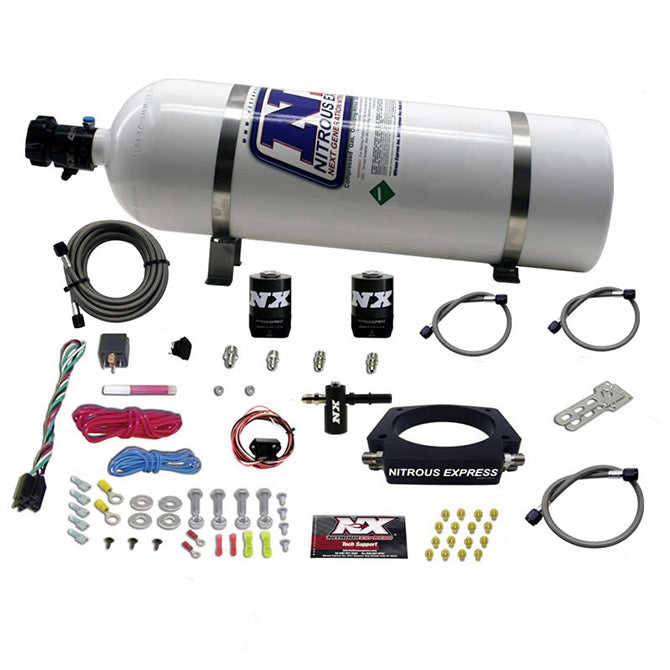 Nitrous Express C7 CORVETTE NITROUS PLATE SYSTEM (50-300HP) W/ 15LB BOTTLE NX-20938-15