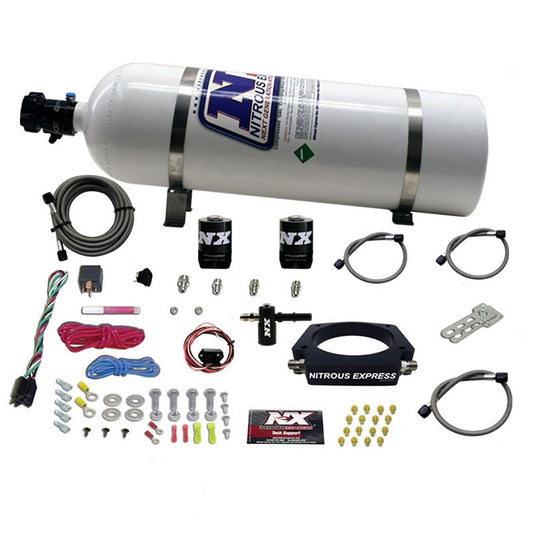 Nitrous Express C7 CORVETTE NITROUS PLATE SYSTEM (50-300HP) W/ 15LB BOTTLE NX-20938-15