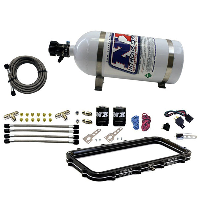 Nitrous Express Holley High Ram Plenum Plate System W/ 10lb Bottle NX-20940-10