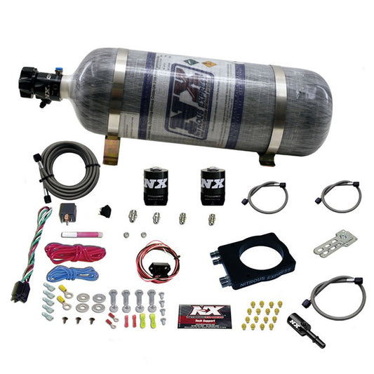 Nitrous Express DODGE HEMI PLATE SYSTEM (50-400HP) W/ 12LB COMPOSITE BOTTLE NX-20944-12