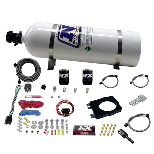 Nitrous Express DODGE HEMI PLATE SYSTEM (50-400HP) W/ 15LB BOTTLE NX-20944-15