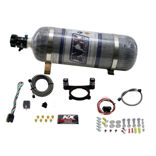 Nitrous Express 5.0L 4 VALVE COYOTE PLATE SYSTEM (50-200HP) WITH COMPOSITE BOTTLE NX-20948-12