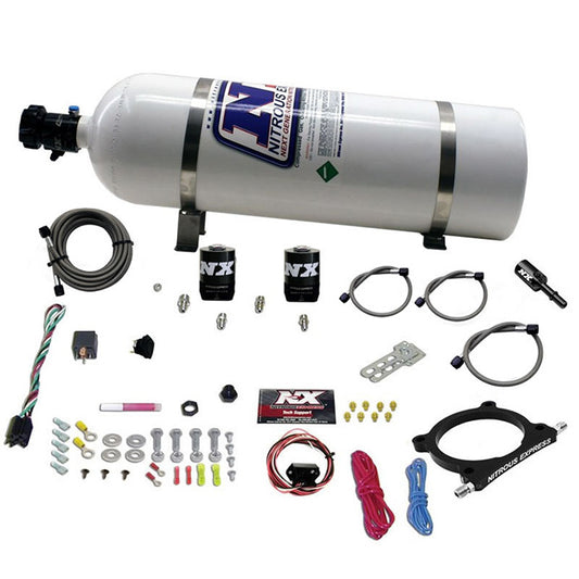 Nitrous Express 5.0 COYOTE HIGH OUTPUT PLATE SYSTEM (50-250HP) W/ 15LB BOTTLE NX-20951-15