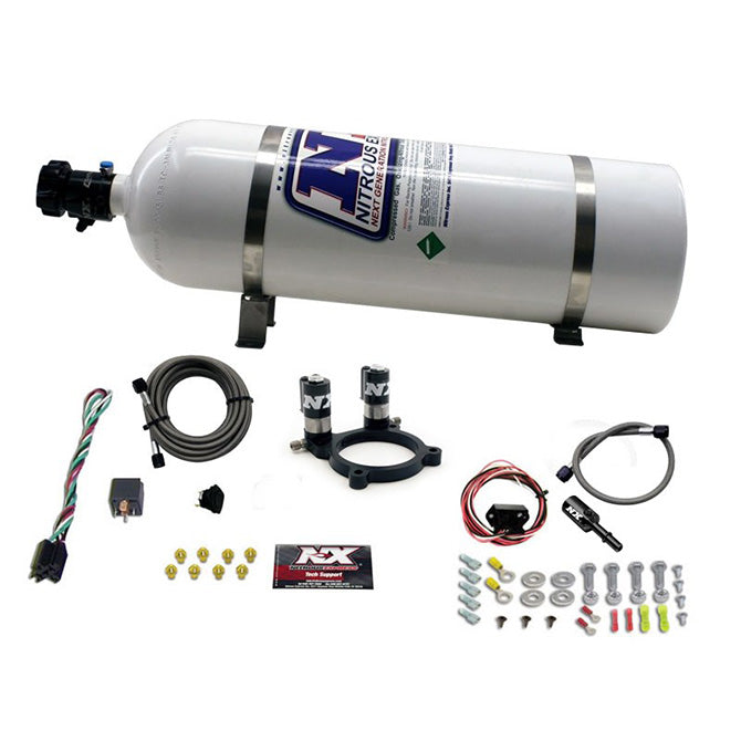 Nitrous Express FORD V6 NITROUS PLATE SYSTEM-3.5L AND 3.7L W/ 15LB BOTTLE NX-20952-15
