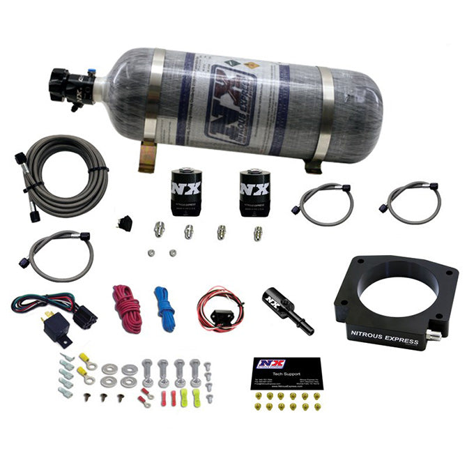 Nitrous Express NITROUS PLATE SYSTEM- GT350 5.2L - 12LB BOTTLE NX-20953-12