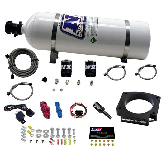 Nitrous Express NITROUS PLATE SYSTEM- GT350 5.2L - 15LB BOTTLE NX-20953-15