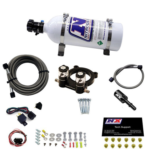 Nitrous Express FORD 4 CYL NITROUS PLATE SYSTEM-2.3L ECOBOOST W/ 5LB BOTTLE NX-20954-05