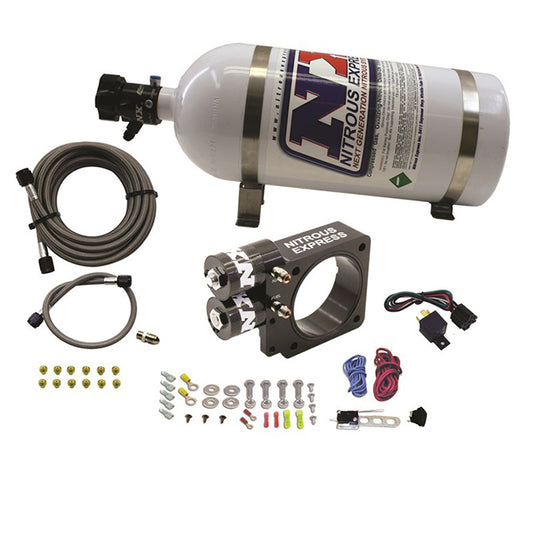 Nitrous Express 5.0L Ford Pushrod Style Engine Nitrous Plate System 10lb Bottle NX-20955-10
