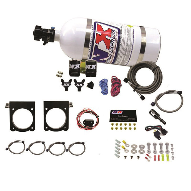 Nitrous Express GEN-V VIPER NITROUS PLATE SYSTEM (50-400HP) W/ 10LB BOTTLE NX-20970-10