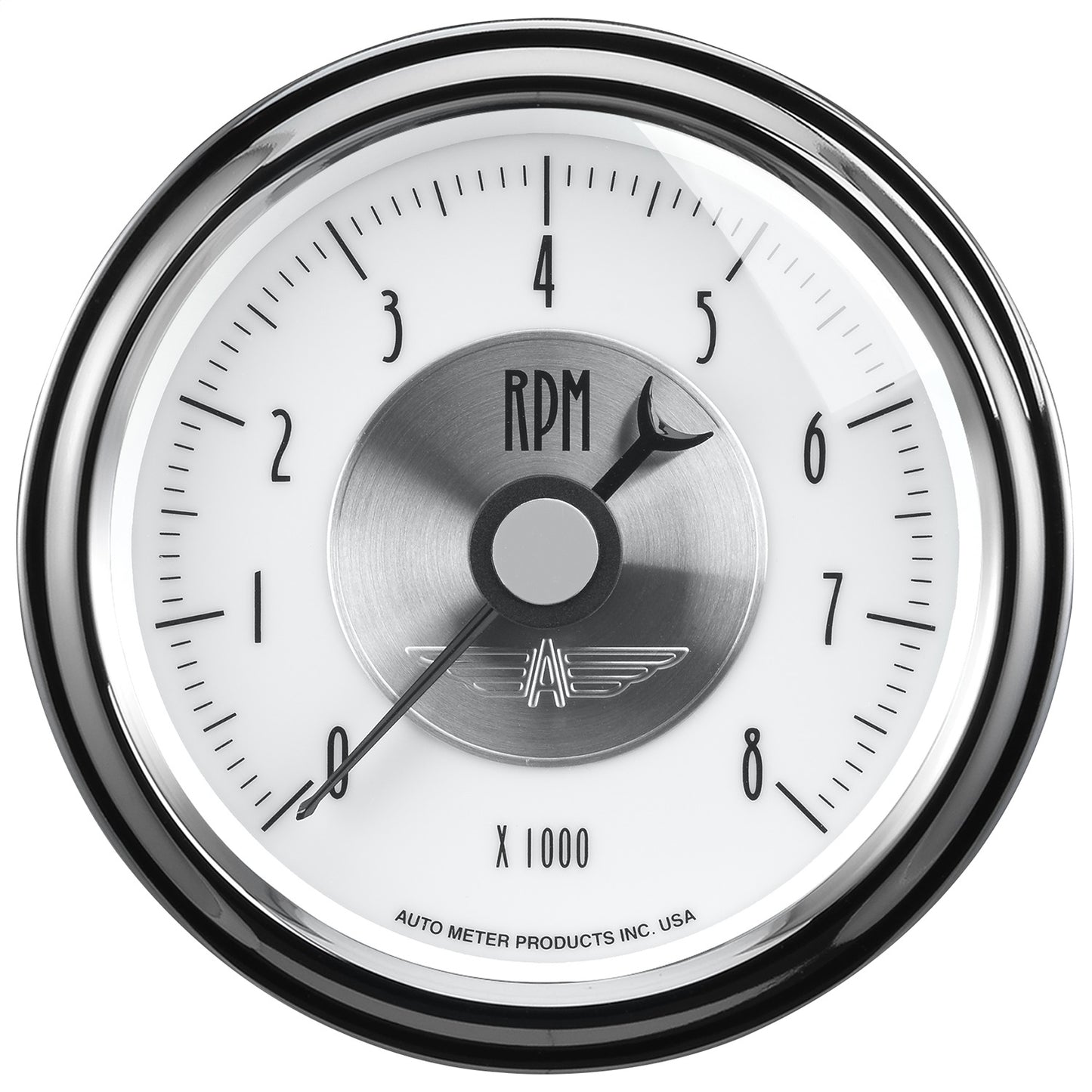 AutoMeter 3-3/8 in. IN-DASH TACHOMETER 0-8000 RPM PRESTIGE PEARL 2098