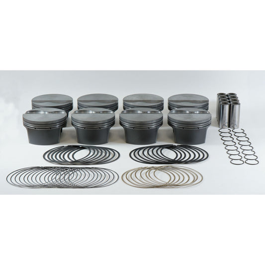 Mahle Motorsport LS 5.3L FLAT TOP - Compatible with LS1/2/6 style cathedral port heads 327cid 3.790 x 1.330CH 3.622stroke6.098rod0.945pin-4.2cc425g9.7CR 2618 930218590T