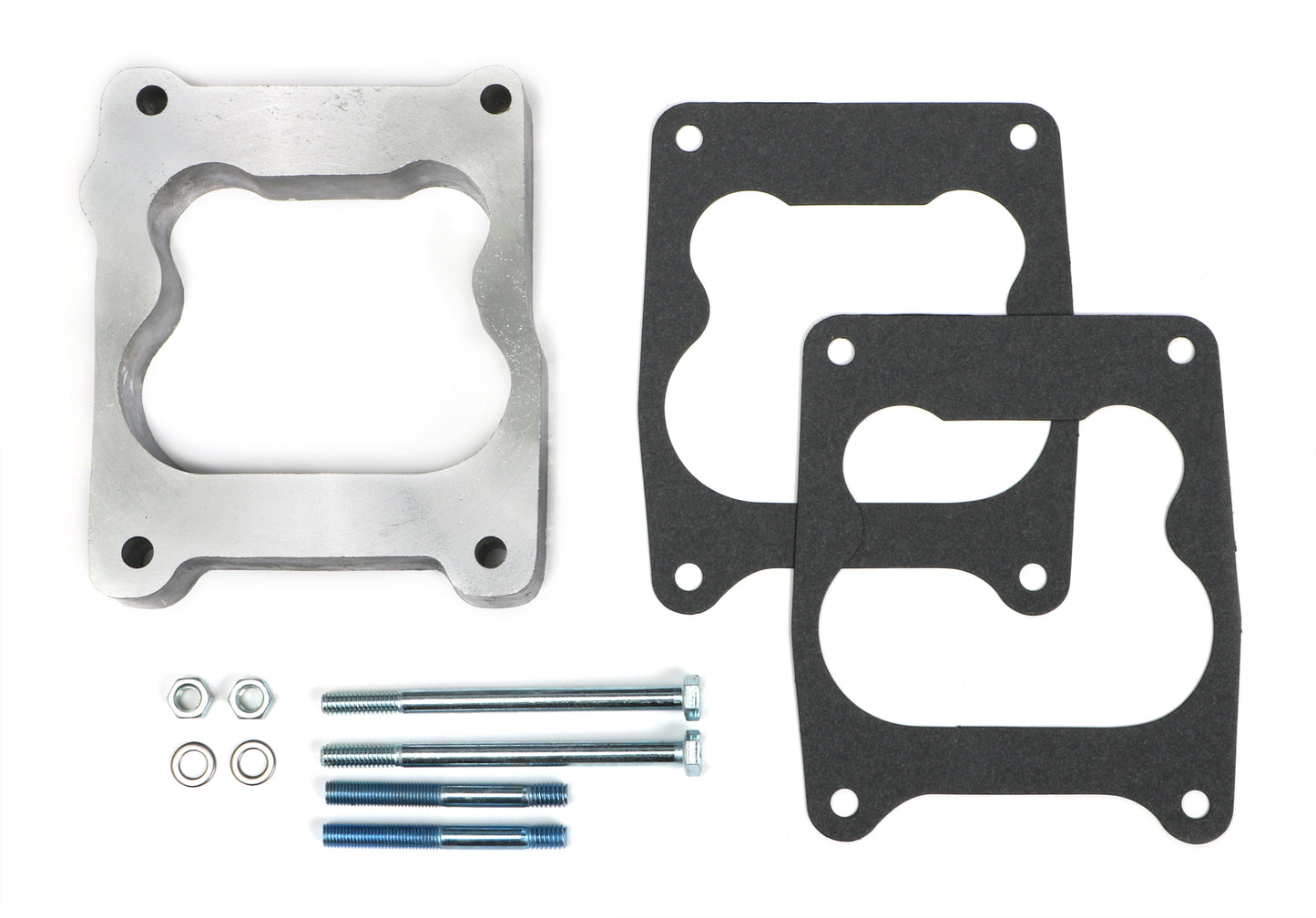 Trans-Dapt Performance 1 In. Tall Quadrajet Spacer- Open- Cast Aluminum Carburetor Spacer 2109
