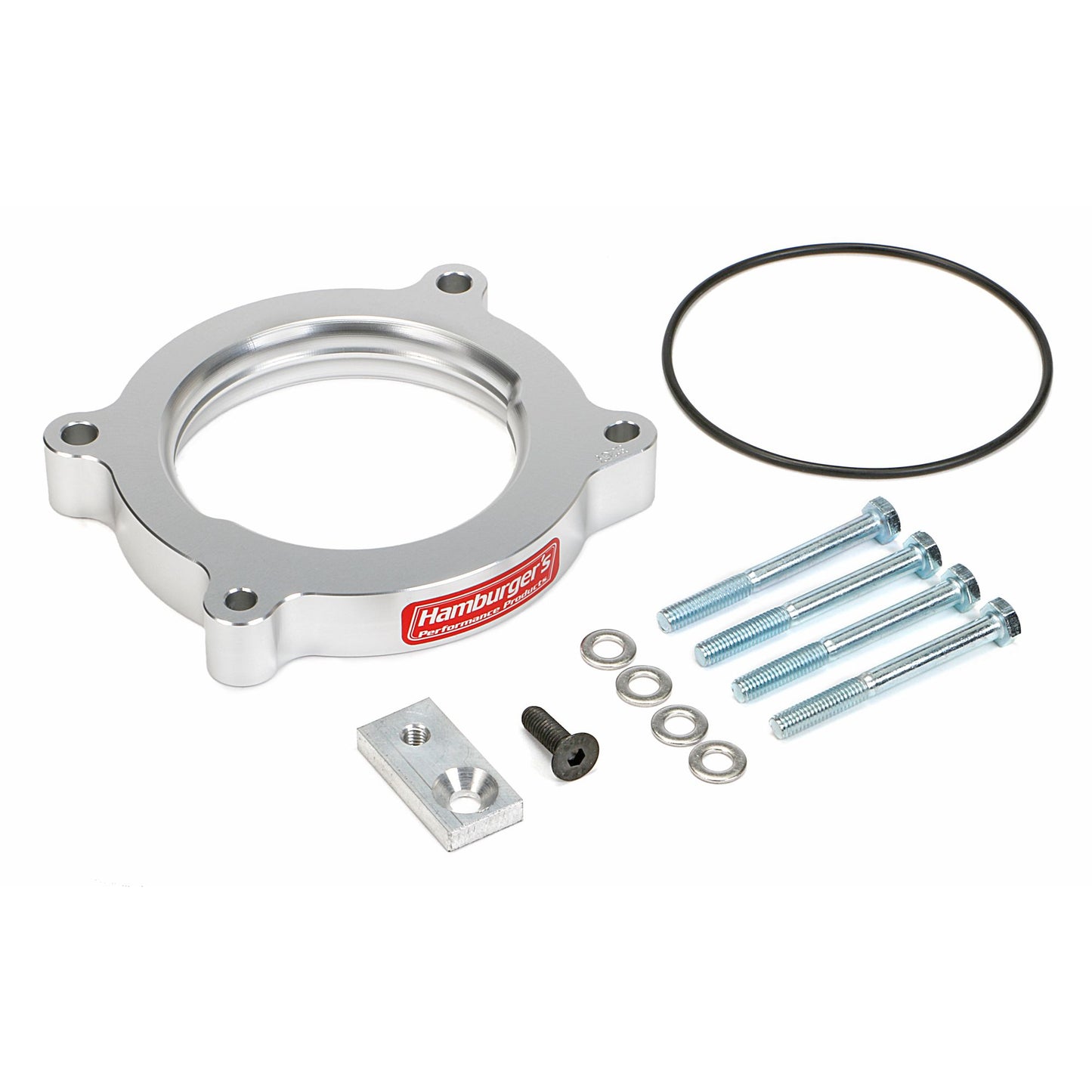 HAMBURGER'S PERFORMANCE PRODUCTS TORQUE-CURVE MPFI SPACER; 2007-UP CHEVY/GMC TRUCKS AND SUVS; 4.8 5.3 6.0L- BILLET ALUMINUM 3267