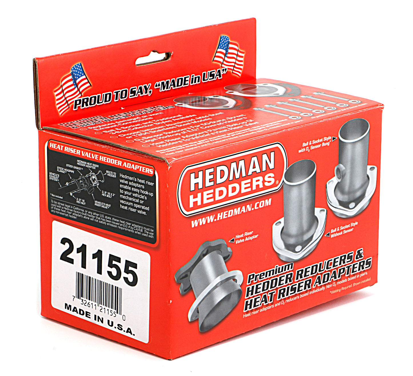 Hedman Hedders 2 1/2 IN. STAINLESS STEEL COLLECTOR BALL FLANGE KIT 21155