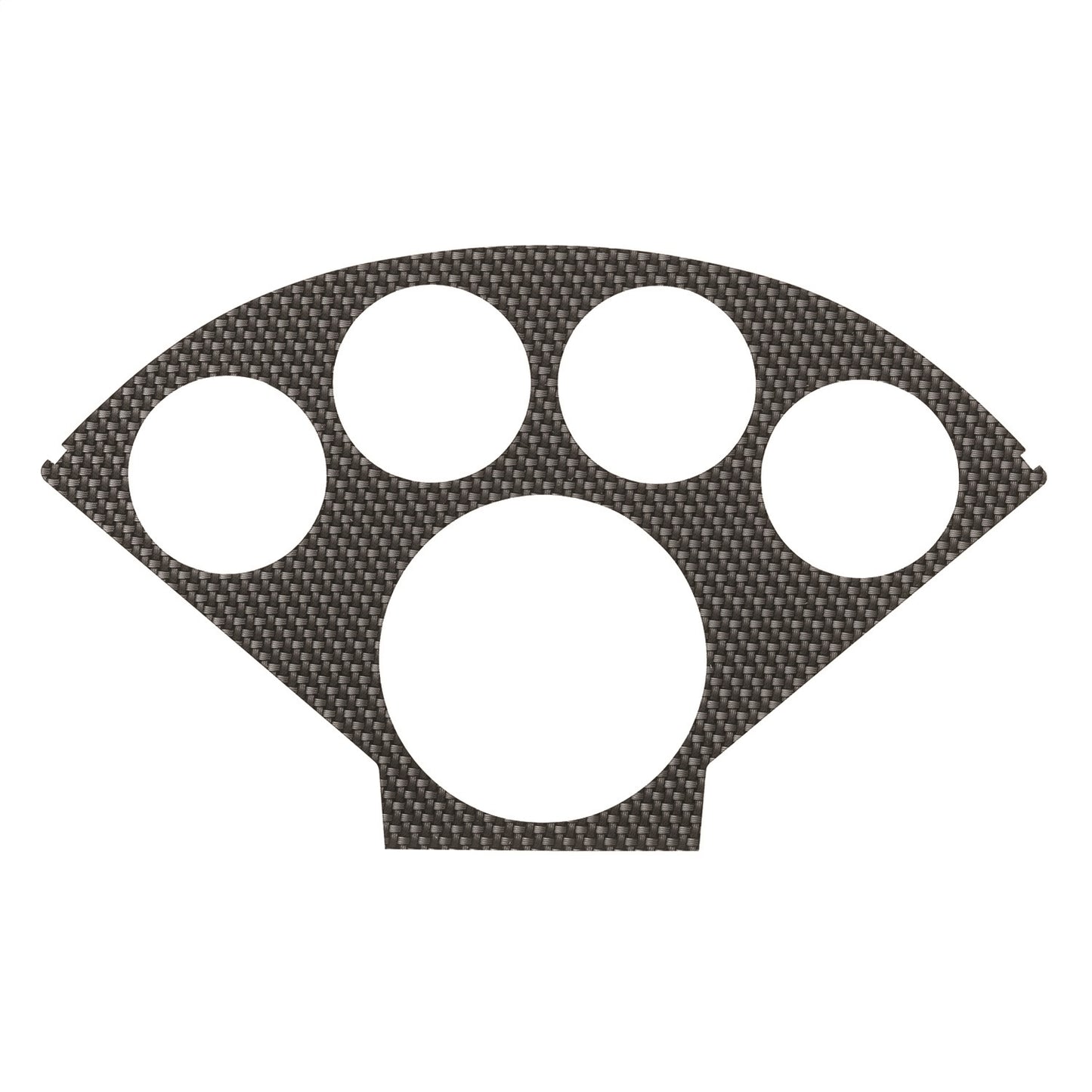 AutoMeter FACEPLATE FOR #2207 OPTIONAL SILVER CARBON LOOK 2122