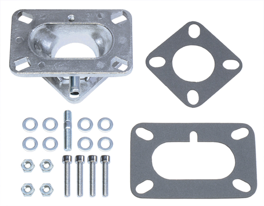 Trans-Dapt Performance 1-5/8 In. Tall Weber Dgv To Jeep Carburetor Adapter -Cast Aluminum 2125