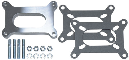 Trans-Dapt Performance 1/2 In. Tall Holley 2Bbl Spacer -Open- Cast Aluminum Carburetor Spacer 2134