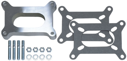 Trans-Dapt Performance 1 In. Tall Holley 2Bbl Spacer -Open- Cast Aluminum Carburetor Spacer 2135