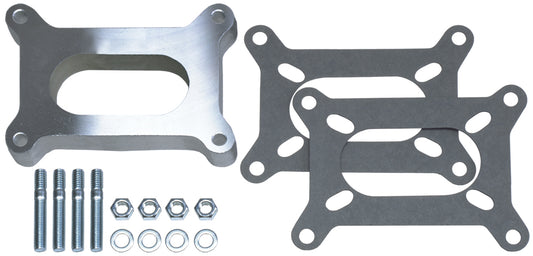 Trans-Dapt Performance 1 In. Tall Holley 2Bbl Spacer -Open- Cast Aluminum Carburetor Spacer 2135