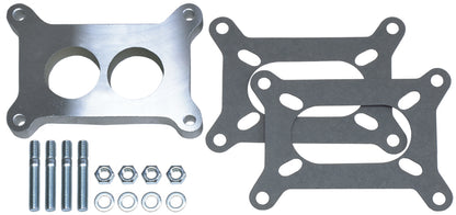 Trans-Dapt Performance 1/2 In. Tall Holley 2Bbl Spacer -Ported- Cast Aluminum Carburetor Spacer 2136