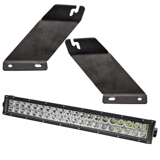 Oracle Lighting 2143-504 - ORACLE Jeep JK Hood Mounting Brackets SM + Light Combo
