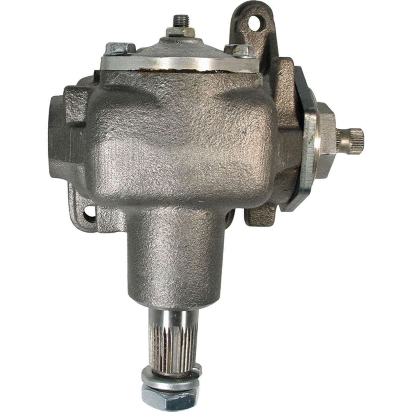 Borgeson - Manual Steering Box - P/N: 920007 - OEM Saginaw 140 Vega manual steering box. New. 5/8 in.-36 Input spline with 22:1 ratio. Reversed for side steer applications.