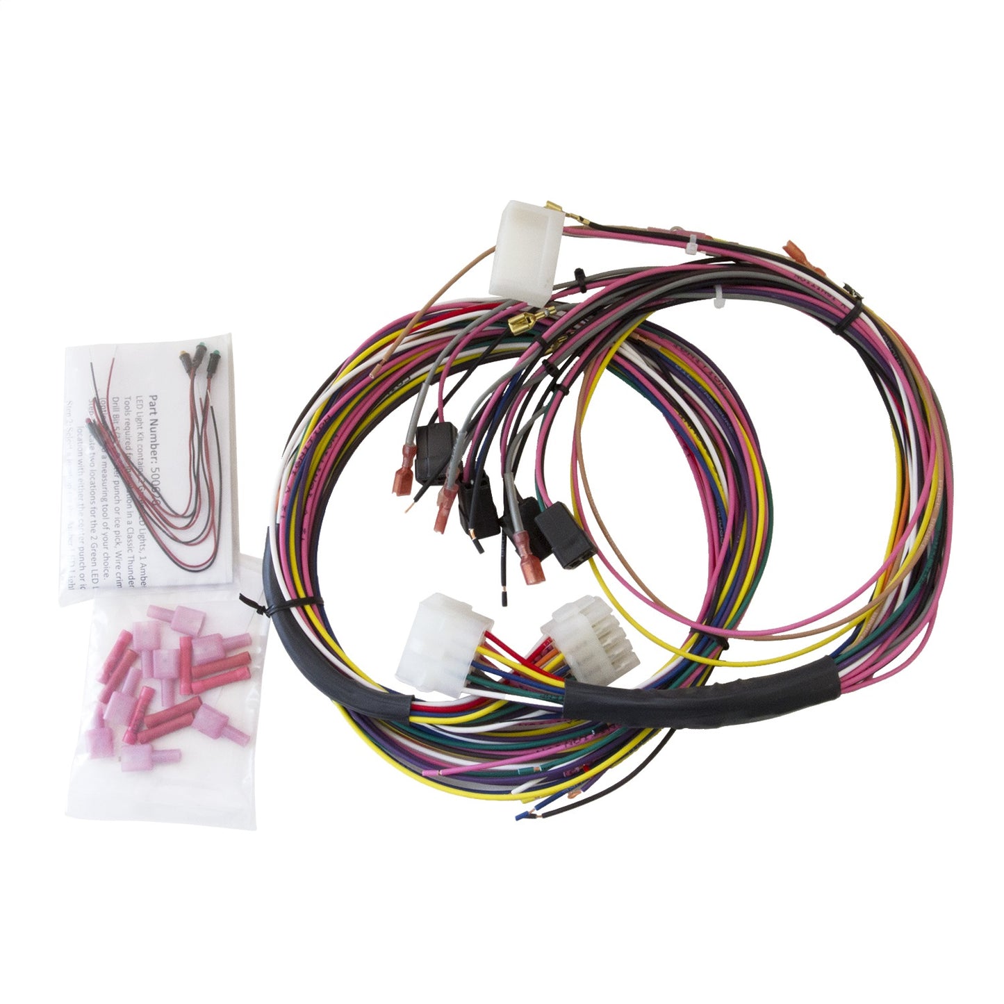 AutoMeter GAUGE WIRE HARNESS UNIVERSAL FOR TACH/SPEEDO/ELEC. GAUGES INCL. LED INDICATORS 2198