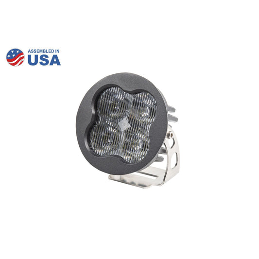 Diode Dynamics - DD6146S - Worklight SS3 Pro White SAE Fog Round (single)