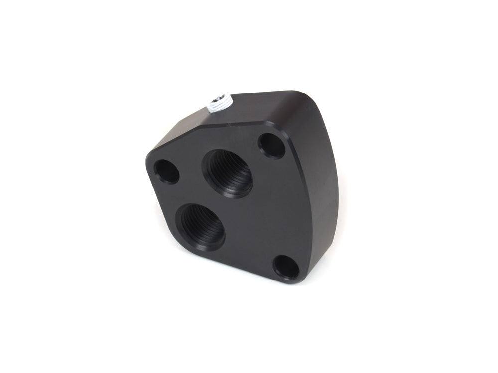 Canton 22-589 Billet Aluminum Remote Oil Filter Adapter For Pontiac