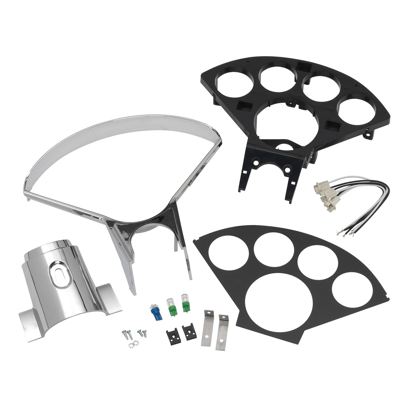 AutoMeter DIRECT FIT DASH PANEL (3-3/8 in. 2-1/16 in. X4) CHEVROLET 55-56 2207