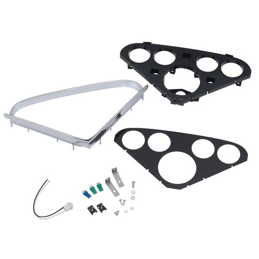 AutoMeter DIRECT FIT DASH PANEL (3-3/8 in. 2-1/16 in. X4) CHEVY TRUCK 55-59 2208