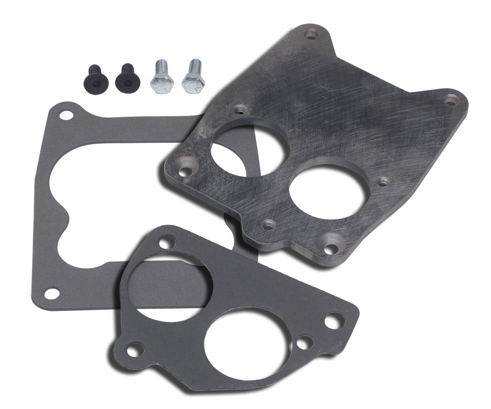 Trans-Dapt Performance Bb Chevy Tbi On To Quadrajet 4Bbl Manifold- Front Mount Carburetor To Tbi Adapter 2209