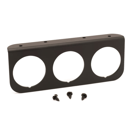 AutoMeter GAUGE MOUNTING PANEL TRIPLE 2-1/16 in. BLACK ALUMINUM 2238