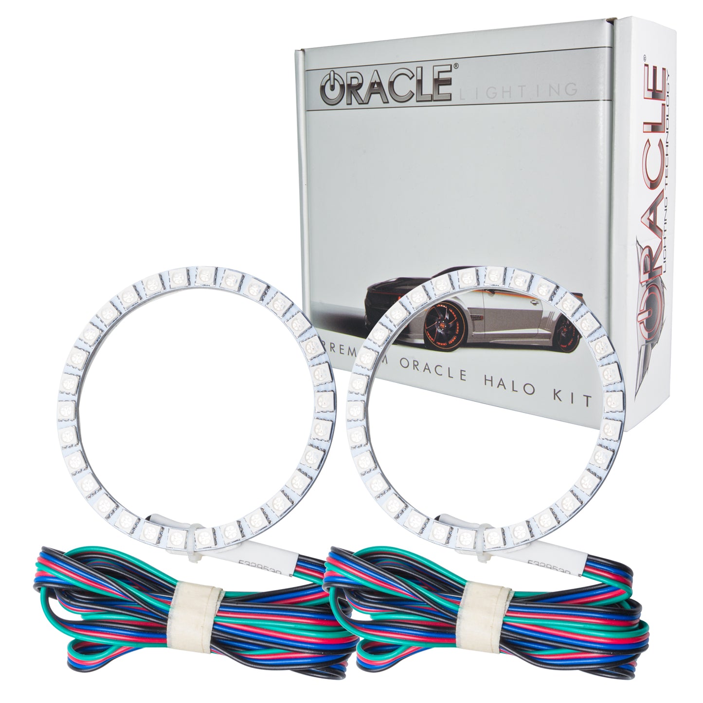 Oracle Lighting 2259-333 - Jaguar XJ 2010-2015 ORACLE ColorSHIFT Halo Kit