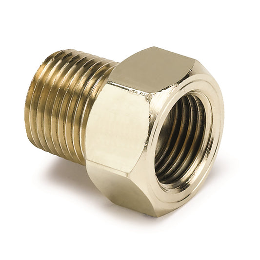 AutoMeter FITTING ADAPTER 3/8 in. NPT MALE BRASS FOR MECH. TEMP. GAUGE 2263