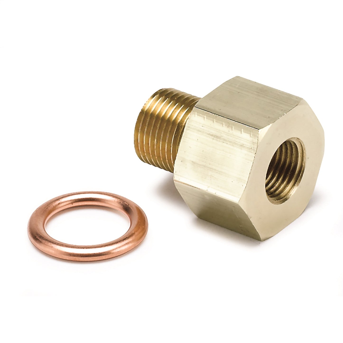 AutoMeter FITTING ADAPTER METRIC M12X1 MALE TO 1/8 in. NPTF FEMALE BRASS 2266