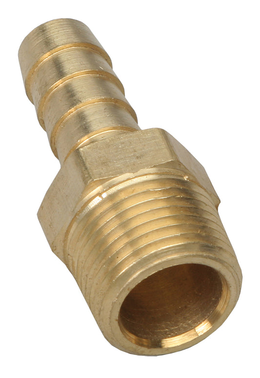 Trans-Dapt Performance Straight Fuel Hose Fitting; 3/8 In. Npt To 3/8 In. I.D.- Brass 2269