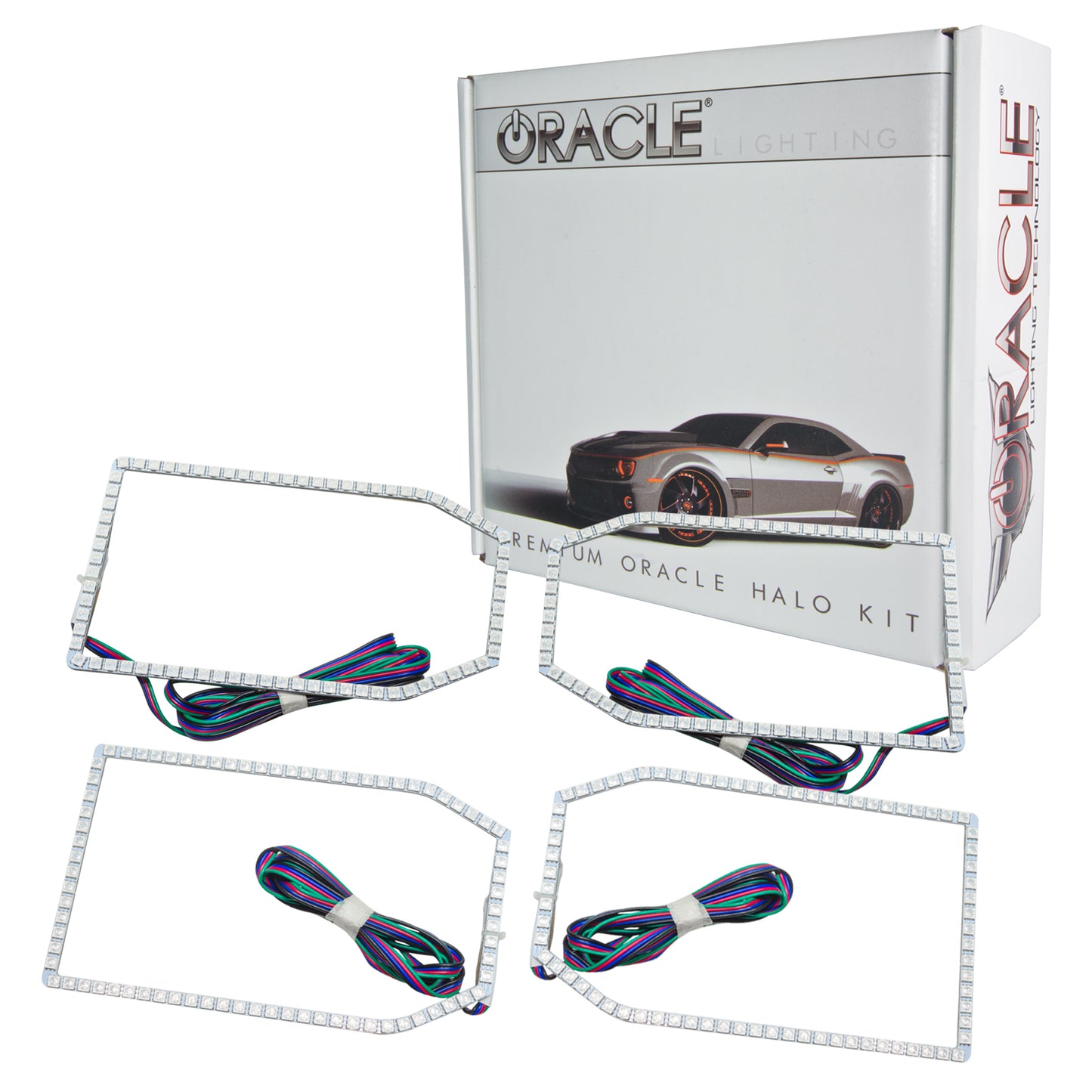 Oracle Lighting 2271-333 - Chevrolet Silverado 2014-2015 ORACLE ColorSHIFT Halo Kit Non-Projector Style